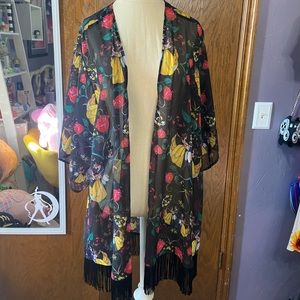 Hot topic Beauty and the Beast Kimono Cardigan
